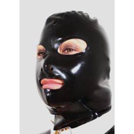 L Női Latex maszk nagy szemnyílással