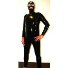 L Latex catsuit fekete színben hátsó cipzár. PRÉMIUM minőség!