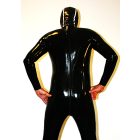 XXL Latex catsuit fekete színben hátsó cipzár. PRÉMIUM minőség!