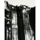 XXL Latex catsuit fekete színben hátsó cipzár. PRÉMIUM minőség!