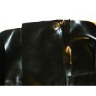 XXL Latex catsuit fekete színben hátsó cipzár. PRÉMIUM minőség!