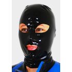M Latex maszk fekete színben 