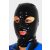 XS Latex maszk fekete színben 
