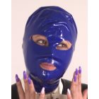M Latex maszk Kék színben 