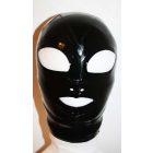 S Latex maszk fekete színben 