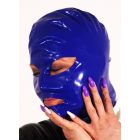 S Latex maszk fekete színben 